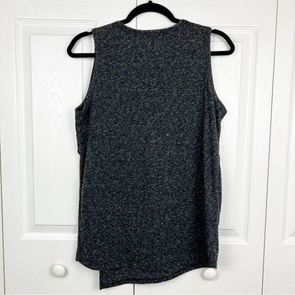 Athleta Heather Gray Crossover Getaway Workout Layered Tank Top Women’s Size S - Picture 7 of 10